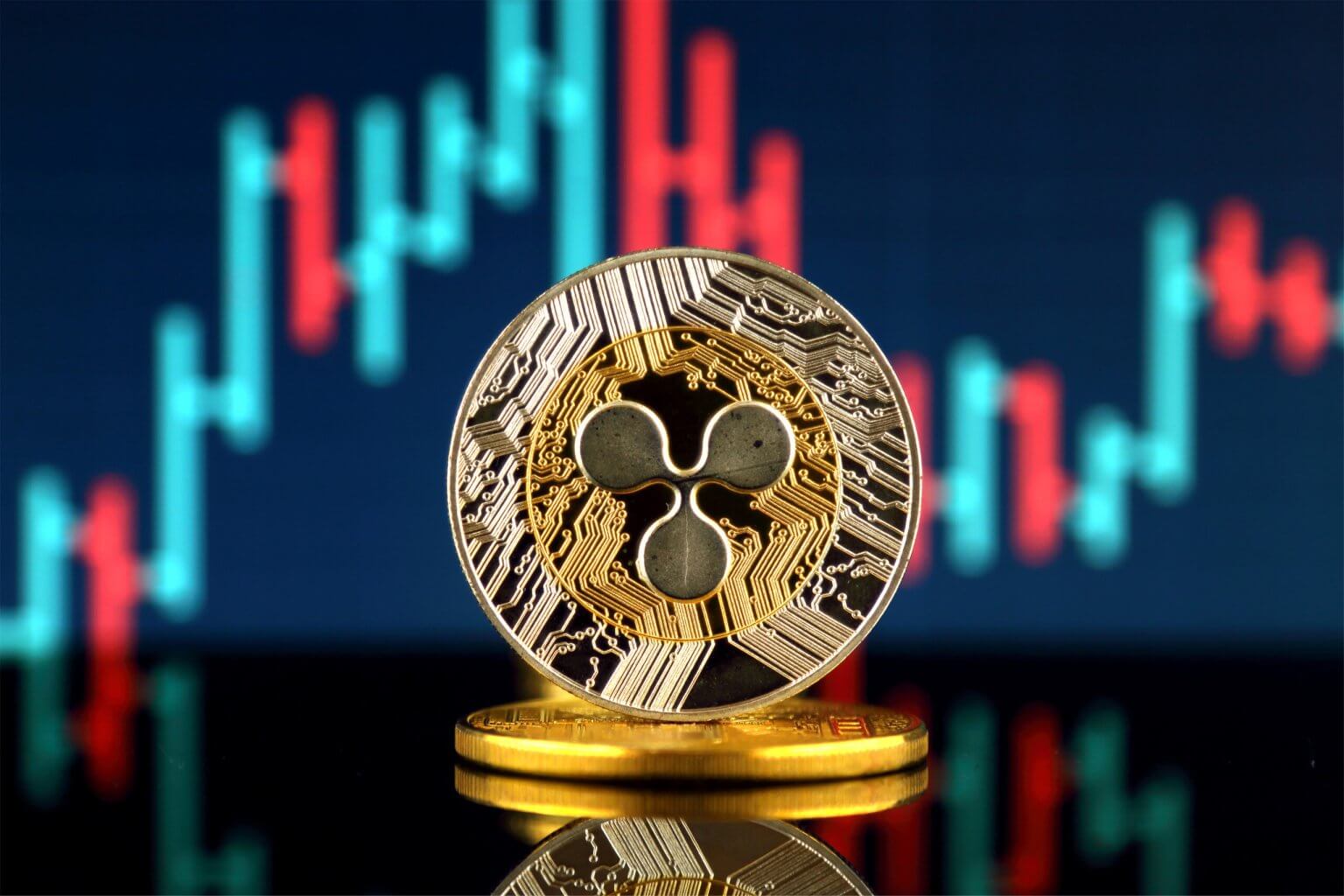 Bitcoin, Ether Lower Whereas XRP, Litecoin Gain xrp-coin